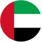 Icon representing Bylyngo's Arabic translation and interpreting services with the United Arab Emirates flag colors.
