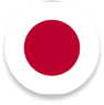 Icon of the Japanese flag, symbolizing Bylyngo's Japanese translation and interpreting services.