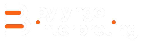 Bylyngo Interpreting official logo featuring three horizontal lines and a speech bubble, symbolizing expert communication and translation services.