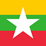 The national flag of Myanmar, representing Bylyngo's inclusive Burmese language services for effective and culturally respectful communication.