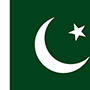 The flag of Pakistan, featuring a green field with a white crescent moon and a five-pointed star. Symbolizing Bylyngo's specialized Urdu translation and interpreting services for businesses and individuals.