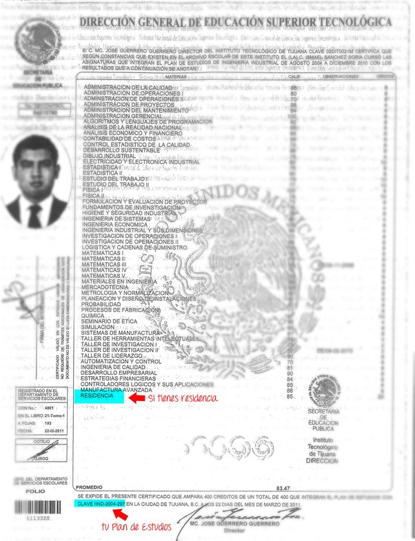 Image of a Mexican academic transcript, highlighting Bylyngo's comprehensive translation services for educational documents.